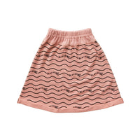 Hey kid Salmon Sun Logo Skirt