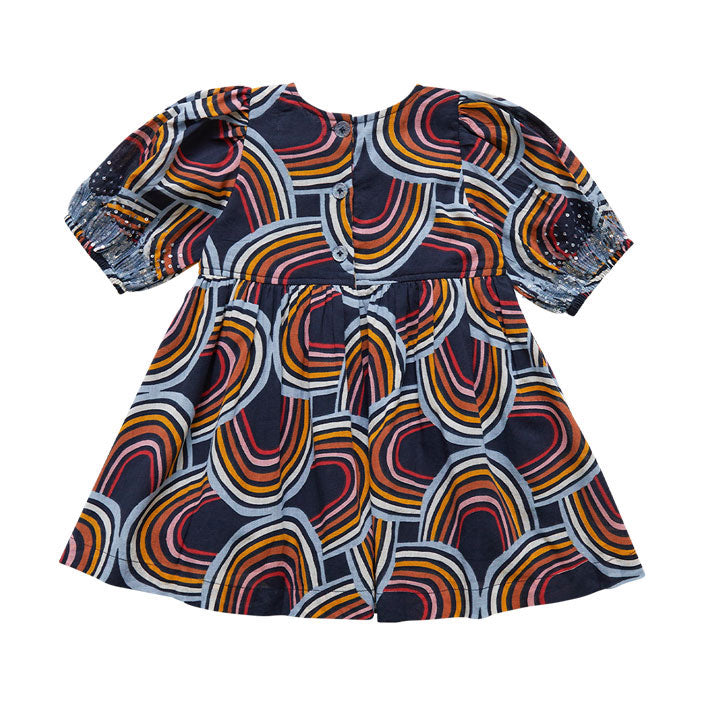 Pink Chicken Evelyn Dress - Rainbows
