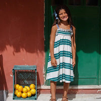 Pink Chicken Renata Dress - Evergreen