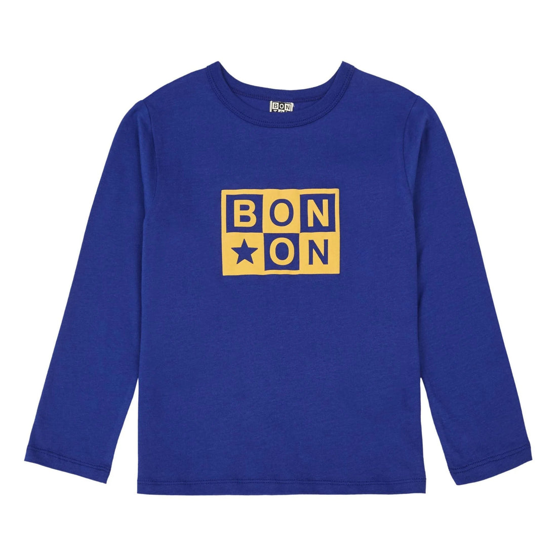 Bonton Cool Blue Logo Print Tee