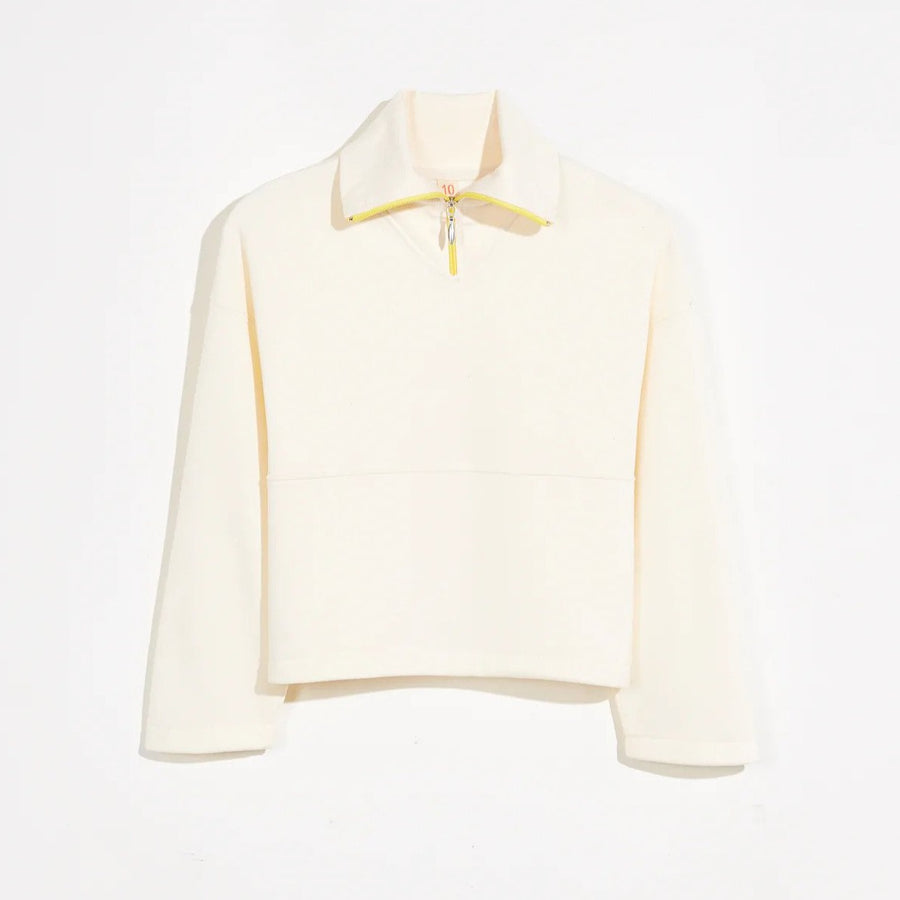 Bellerose Whisper Felice Half Zip Sweatshirt