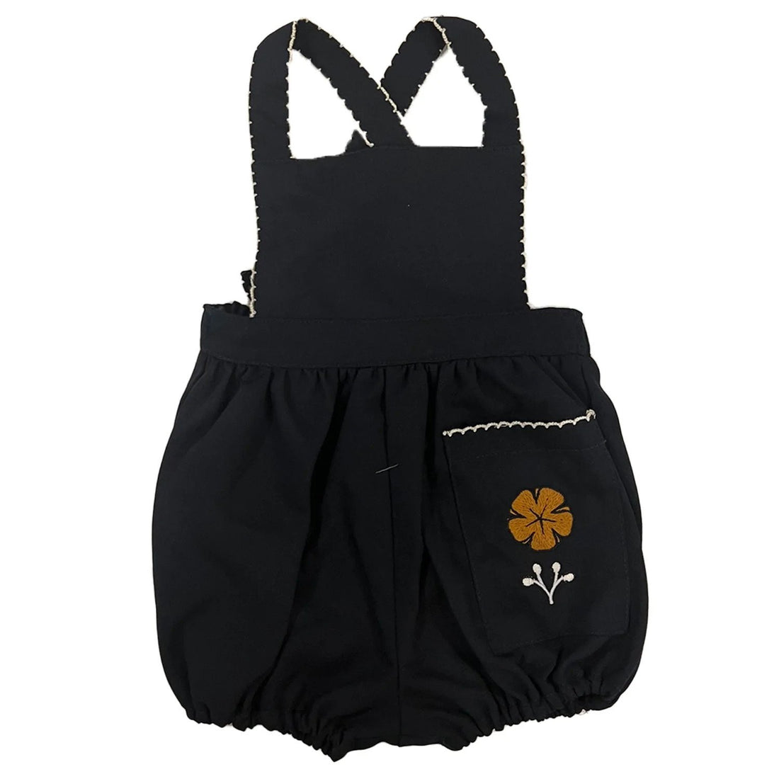Noma Blue Stitch Detail Romper