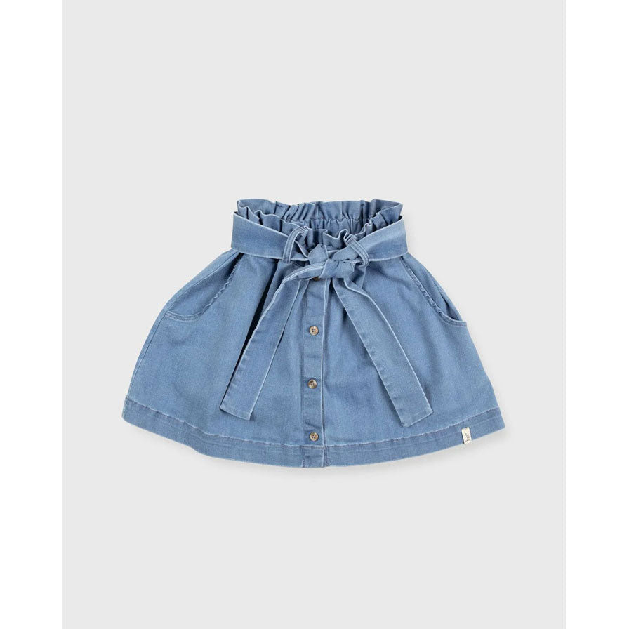 Bonnie and the Gang Airy Blue Ida Denim Skirt
