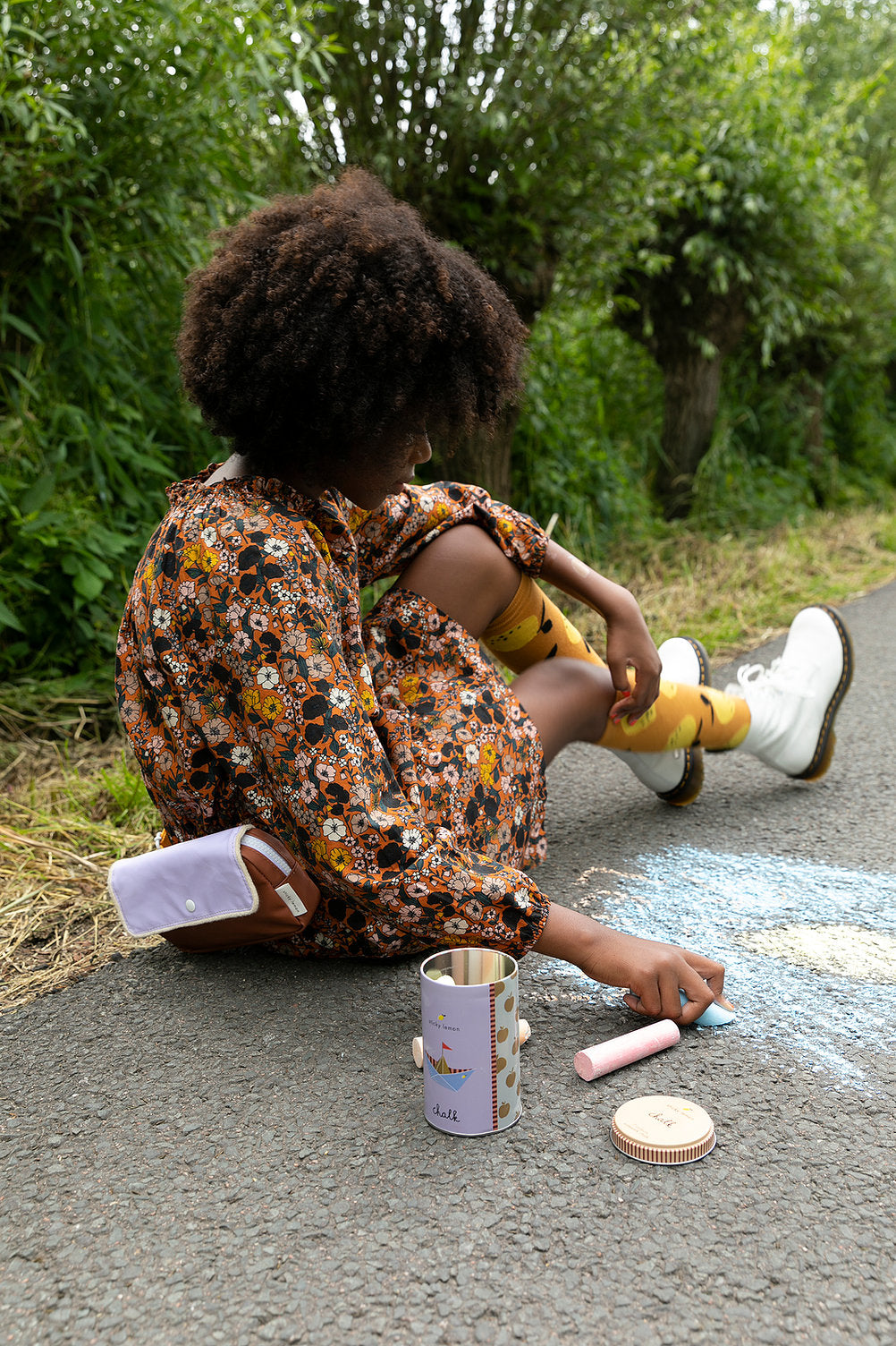 Sticky Lemon Seven Colors Sidewalk Chalk