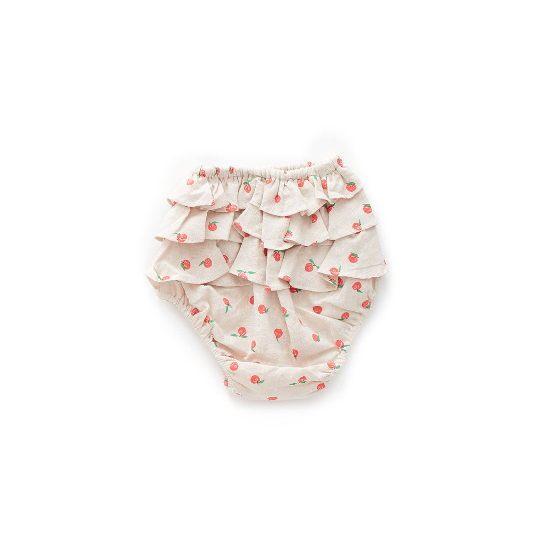 Oeuf Beige Peaches Ruffled Bloomers