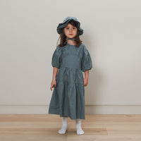 Bene Bene  Grey-Blue Cotton Frill Hat