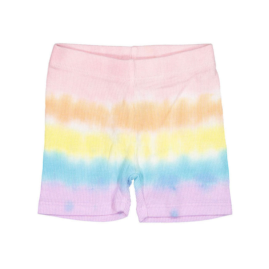 Fairwell tees Fairwell Rainbow Baja Biker Shorts