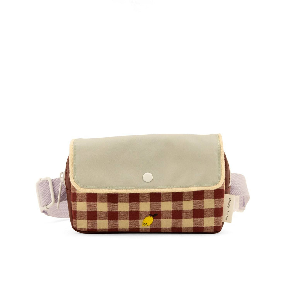 Sticky Lemon Grape Gingham Special Edition Small Fanny Pack