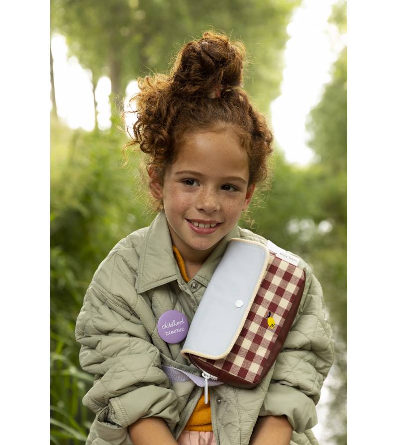 Sticky Lemon Grape Gingham Special Edition Small Fanny Pack