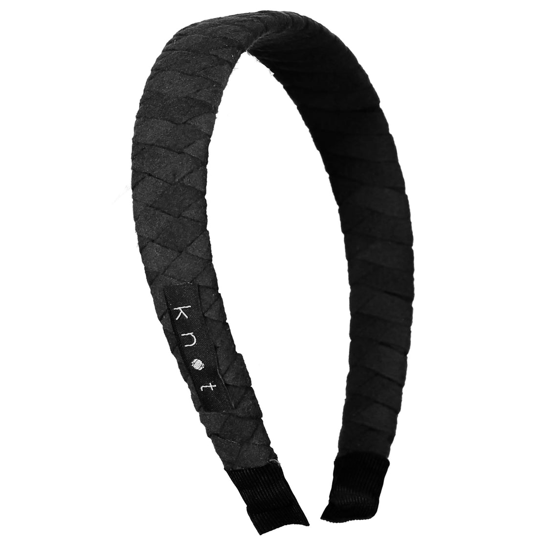 Knot Hairbands Felt Braided Headband // Black