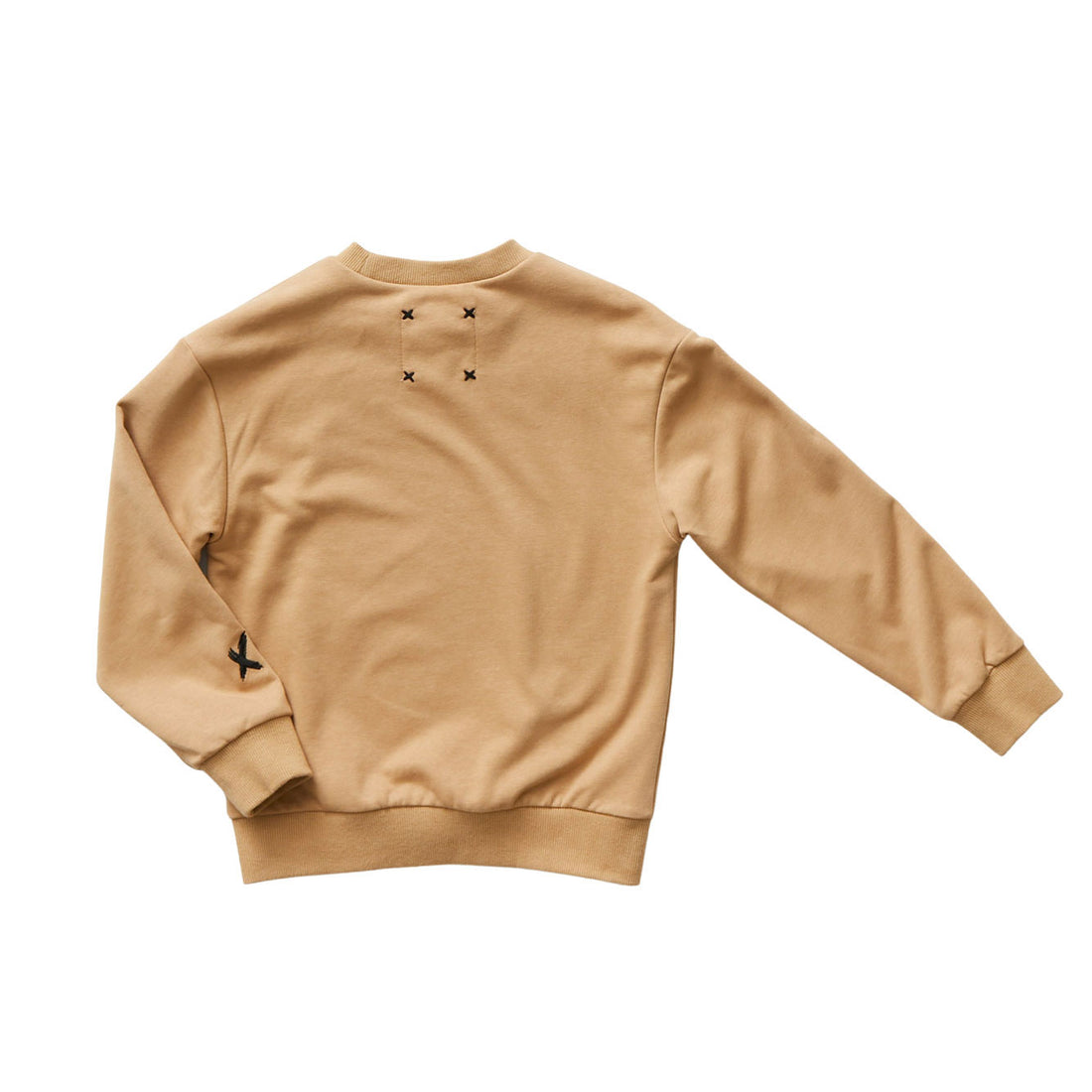 Hey kid Tan Sun Logo Sweatshirt