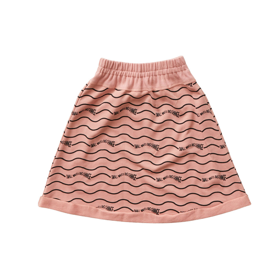 Hey kid Salmon Sun Logo Skirt