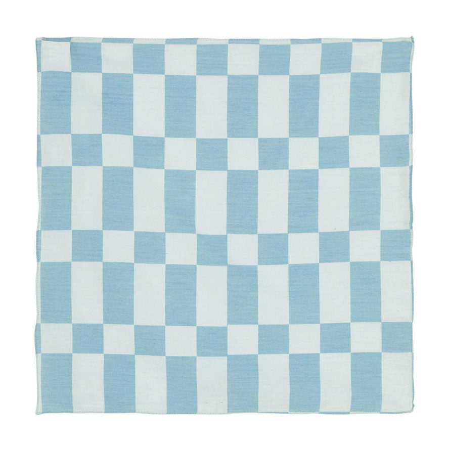 Finger in the Nose accessories OS Finger in the Nose Mischa Blue Denim Checkers - Scarf