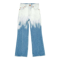 Finger in the Nose bottoms Finger in the Nose Fiona Bleached Blue Dip Dye - Flare Fit Jeans