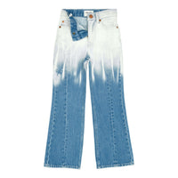 Finger in the Nose bottoms Finger in the Nose Fiona Bleached Blue Dip Dye - Flare Fit Jeans