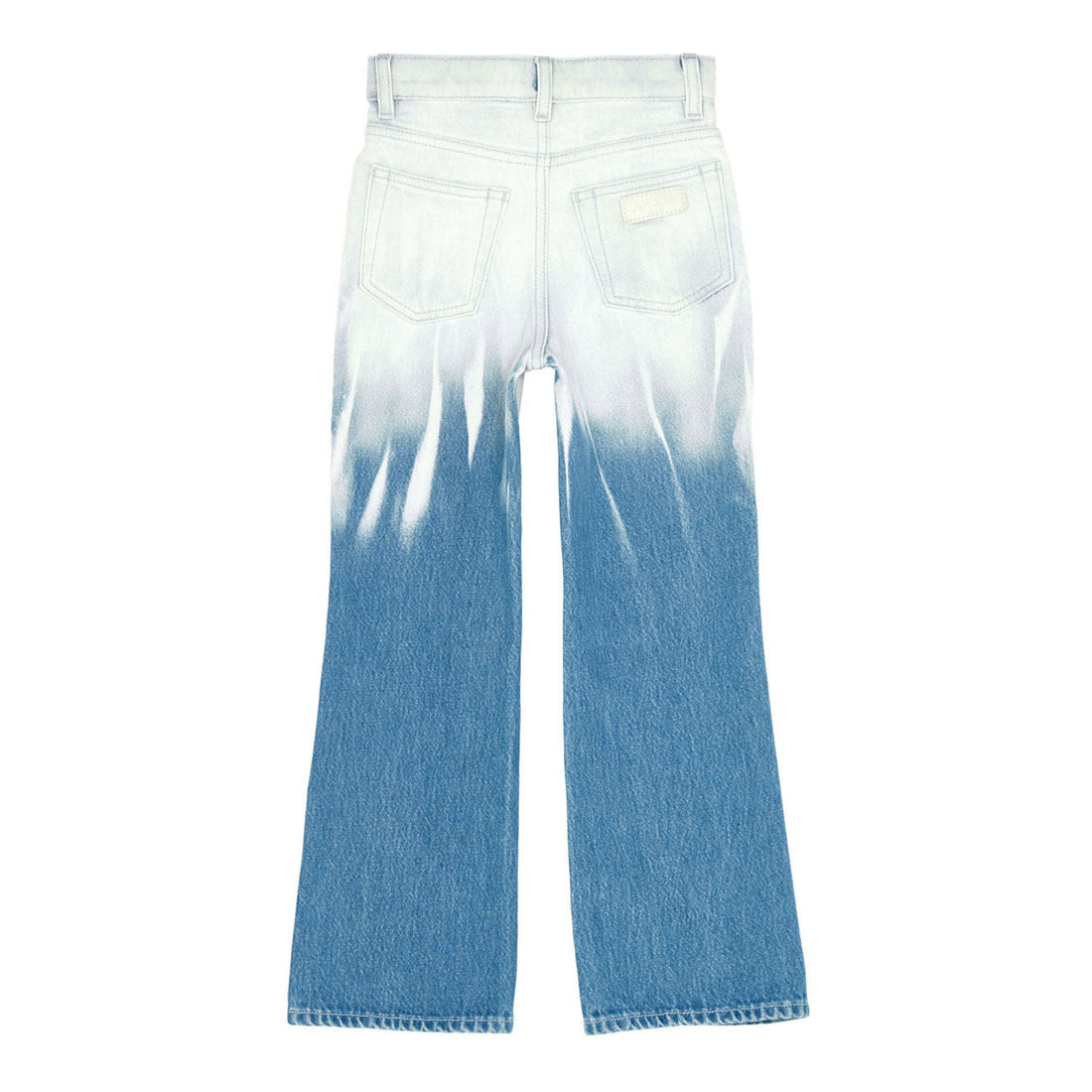Finger in the Nose bottoms Finger in the Nose Fiona Bleached Blue Dip Dye - Flare Fit Jeans