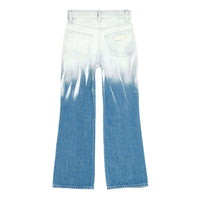 Finger in the Nose bottoms Finger in the Nose Fiona Bleached Blue Dip Dye - Flare Fit Jeans