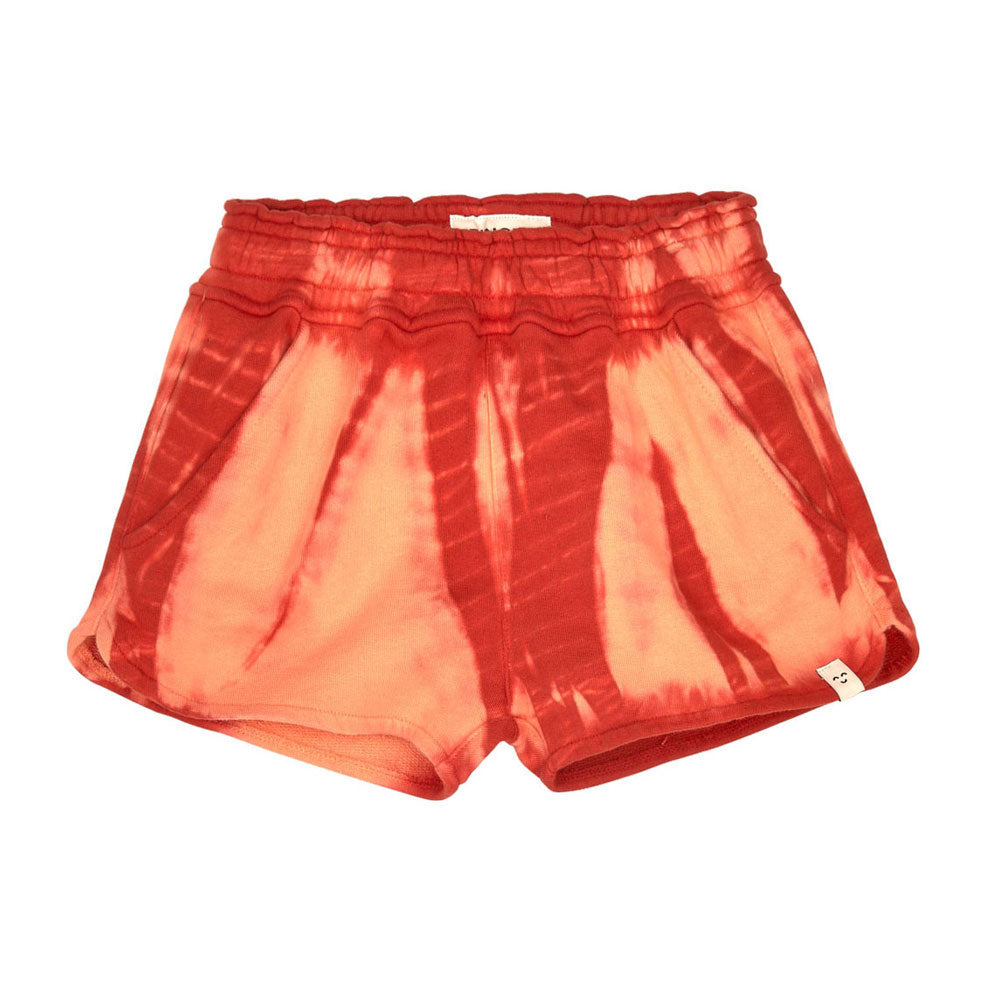 Finger in the Nose bottoms Finger in the Nose Holiday Coral Tie & Dye - Mini Shorts