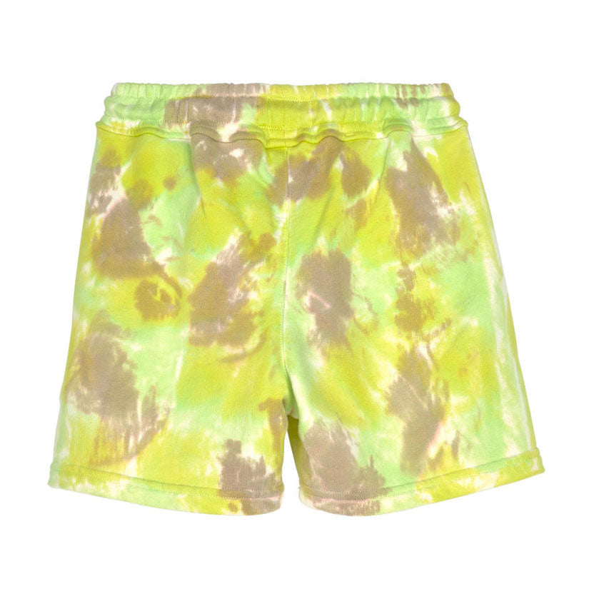 Finger in the Nose bottoms Finger in the Nose Trinity Fluo Lime Camo - Elasticated Shorts