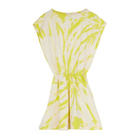 Finger in the Nose dresses Finger in the Nose Billie Fluo Lime Tie & Dye - Sleeveless Dress