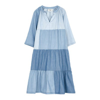 Finger in the Nose dresses Finger in the Nose Rosabeach Blue Denim Patch - Long Beach Dress
