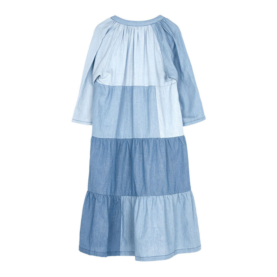Finger in the Nose dresses Finger in the Nose Rosabeach Blue Denim Patch - Long Beach Dress