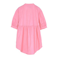 Finger in the Nose dresses Finger in the Nose Swing Fluo Pink - Short Sleeve Shirt Dress