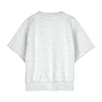 Finger in the Nose knitwear Finger in the Nose Bolt Heather Ecru Macaroni - Short Sleeve Sweater