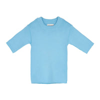 Finger in the Nose knitwear Finger in the Nose Tracy Dream Blue - Short Sleeve Jumper