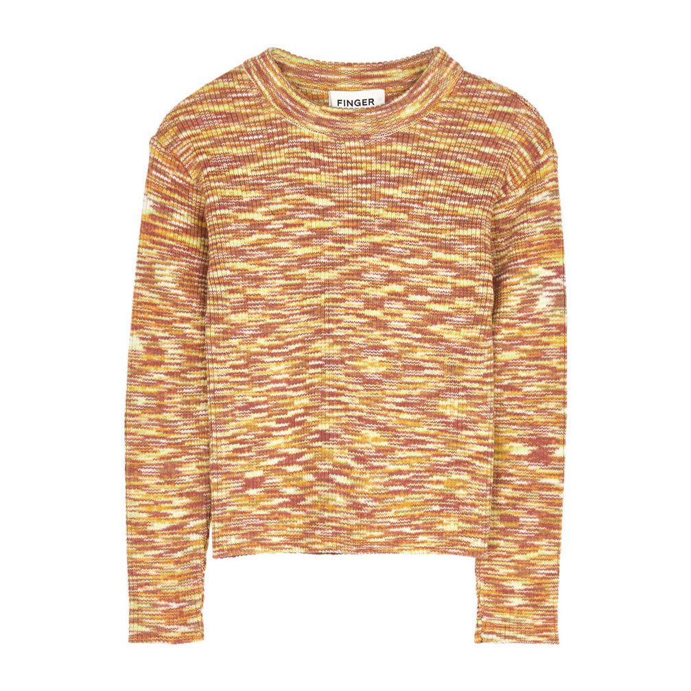 Finger in the Nose knitwear Finger in the Nose Tribeca Coral - Long Sleeve Jumper