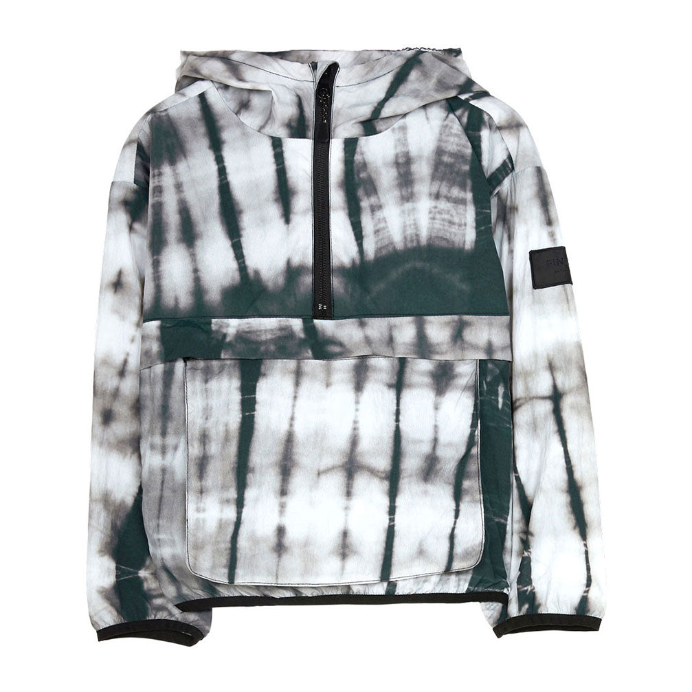 Finger in the Nose Outerwear Finger in the Nose Elly Black Tie & Dye - Hooded Pullover Jacket