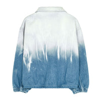Finger in the Nose Outerwear Finger in the Nose Flame Bleached Blue Dip Dye - Oversized Fit Denim Jacket