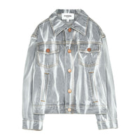 Finger in the Nose Outerwear Finger in the Nose Nick Light Grey Tie & Dye - Denim Jacket