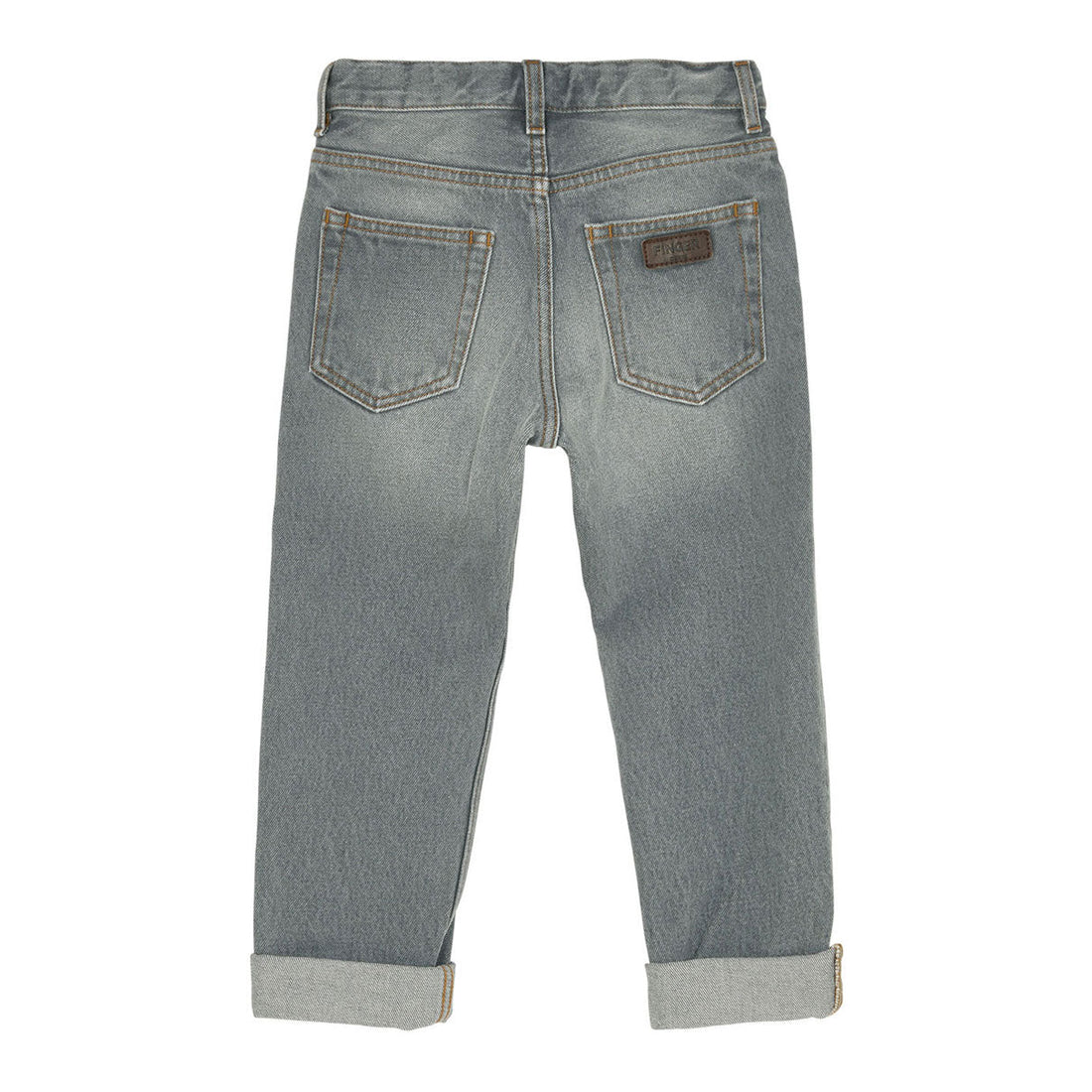 Finger in the Nose pants Finger in the Nose Ollibis Light Grey Denim - 5-Pocket Tapered Fit Jeans