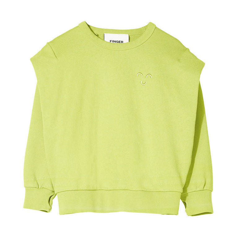 Finger in the Nose sweatshirts Finger in the Nose Carly Lime - Rounded Effect Sweater