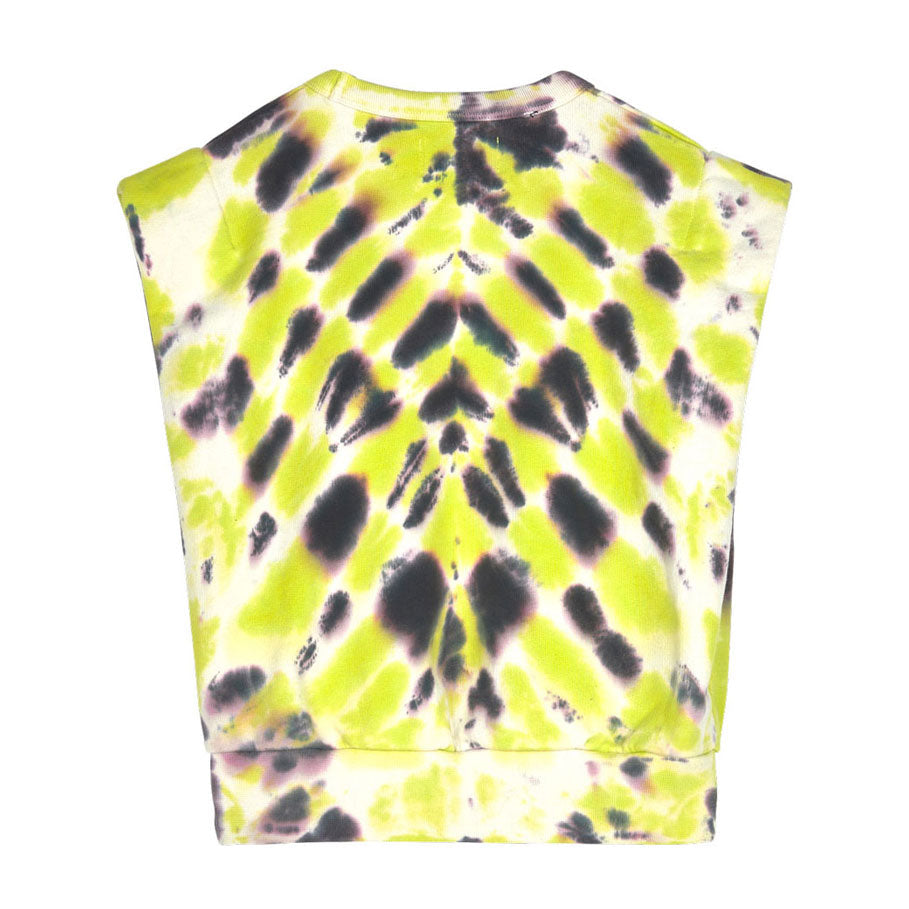 Finger in the Nose sweatshirts Finger in the Nose Carol Fluo Lime Splash - Rounded Effect Sweater