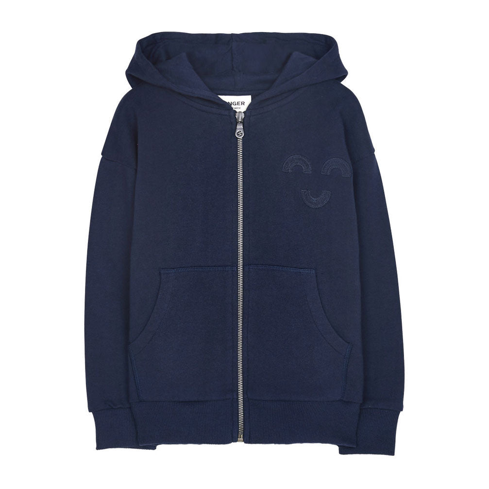 Finger in the Nose sweatshirts Finger in the Nose Joel Navy S Macaroni - Zipped Hoodie