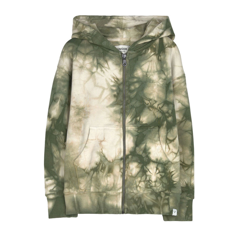 Finger in the Nose sweatshirts Finger in the Nose Joel Safari Khaki Tie & Dye - Zipped Hoodie