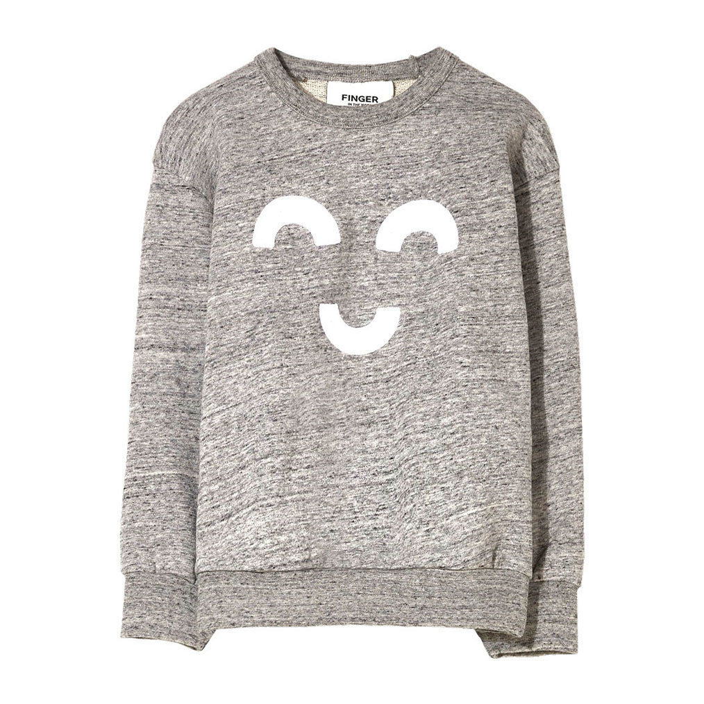 Finger in the Nose sweatshirts Finger in the Nose Wave Heather Grey Macaroni - Loose Sweater