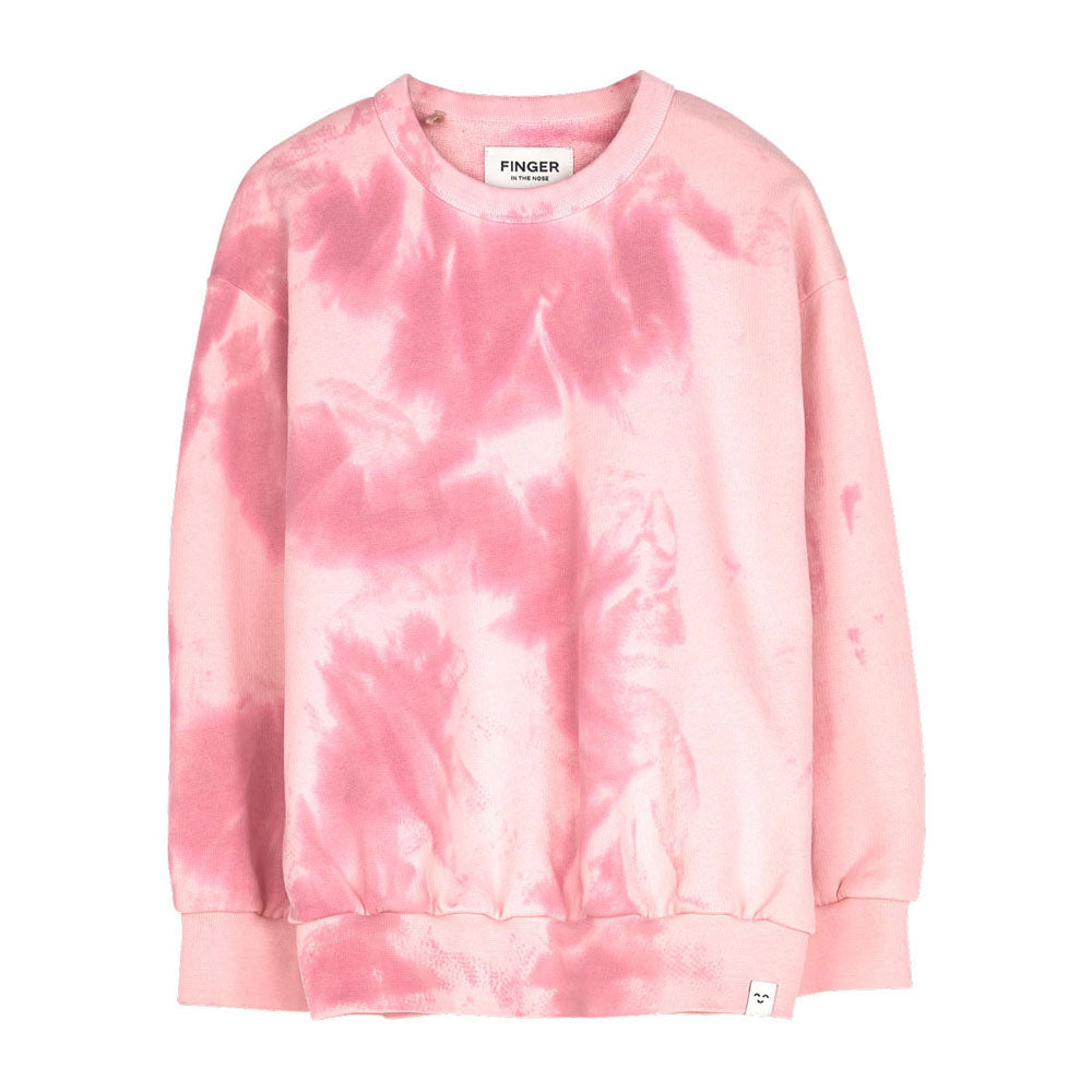 Finger in the Nose sweatshirts Finger in the Nose Wave Soft Pink Tie & Dye - Loose Sweater