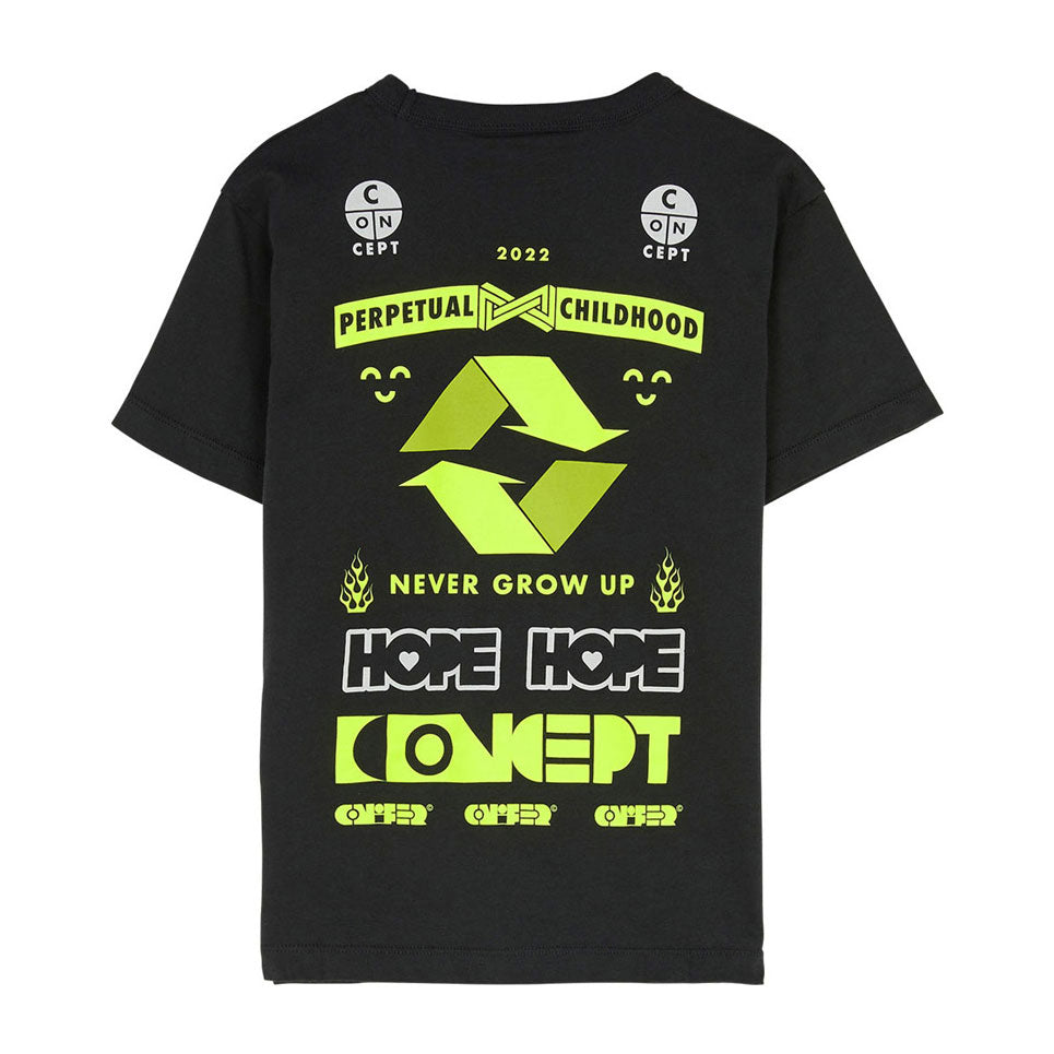 Finger in the Nose tees Finger in the Nose Prince Ash Black Perpetual - Short Sleeve T-Shirt