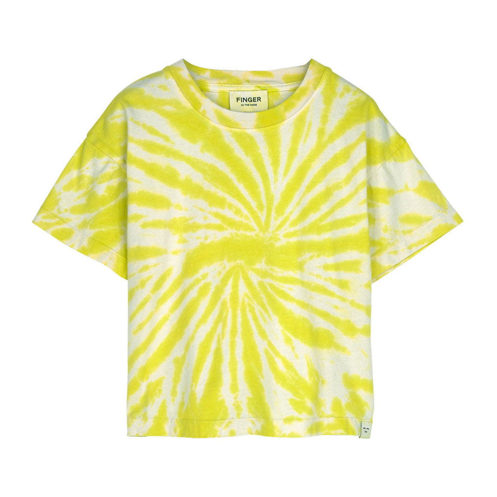 Finger in the Nose tees Finger in the Nose Queen Fluo Lime Tie & Dye - Short Sleeve T-Shirt
