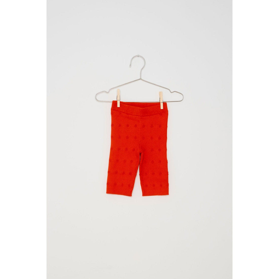 Fish and Kids bottoms Fish and Kids Red Basic Rib Shorts