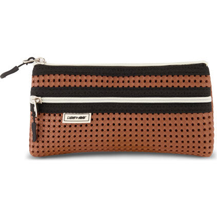 Light Plus Nine Flat Pencil Pouch Final Chestnut