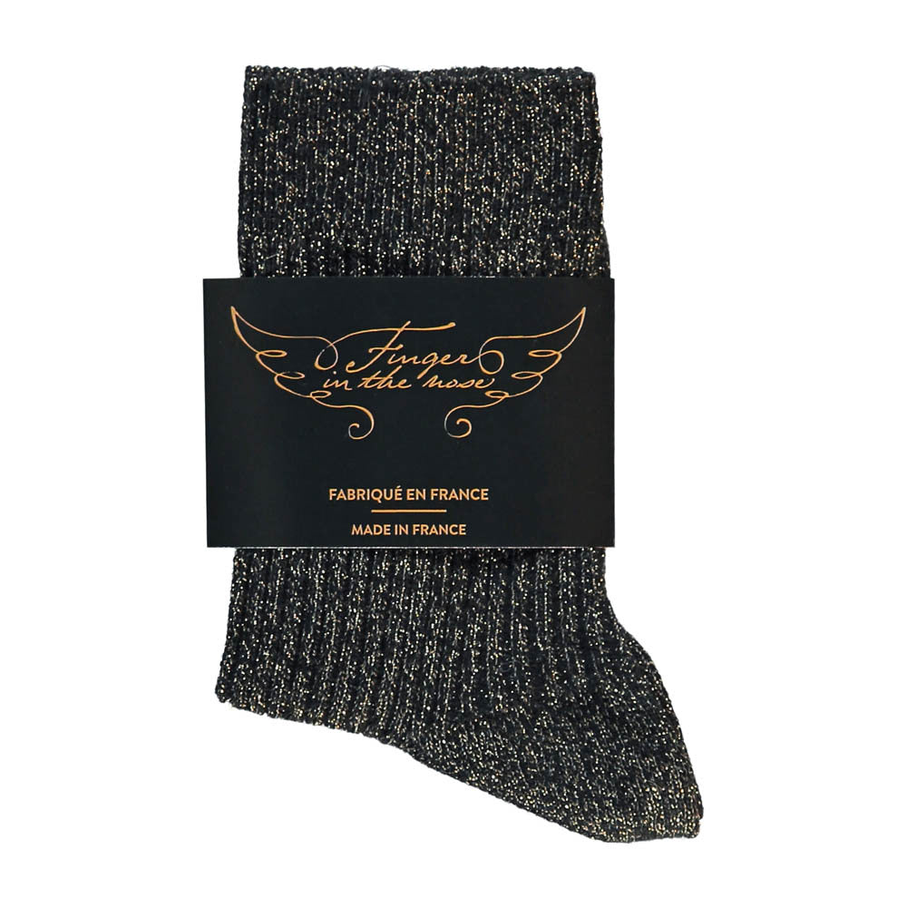 Finger in the Nose Black Socks