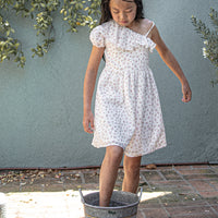 Cosmosophie Ecru Bouquet Flowers Frida Dress