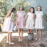 Cosmosophie Ecru Bouquet Flowers Frida Dress