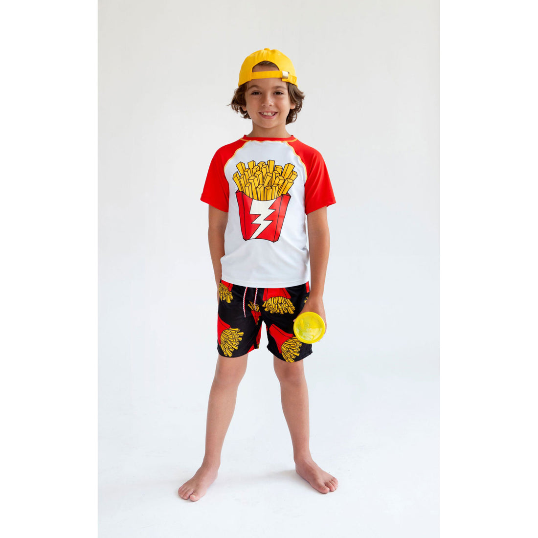 Appaman Black French Fry Swim Trunks