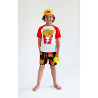 Appaman Black French Fry Swim Trunks