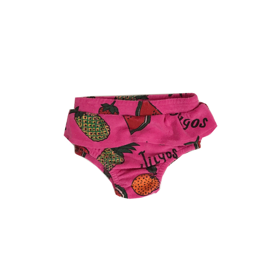 Hugo Loves Tiki Fruit Terry Ruffled Bloomers